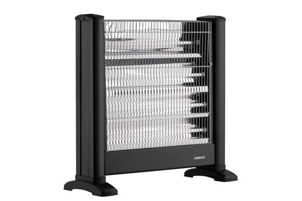 Обогреватель инфракрасный ARDESTO кварцевый, 22м2, 2200Вт, мех. упр-ние, напольный, чёрный цена в Украине