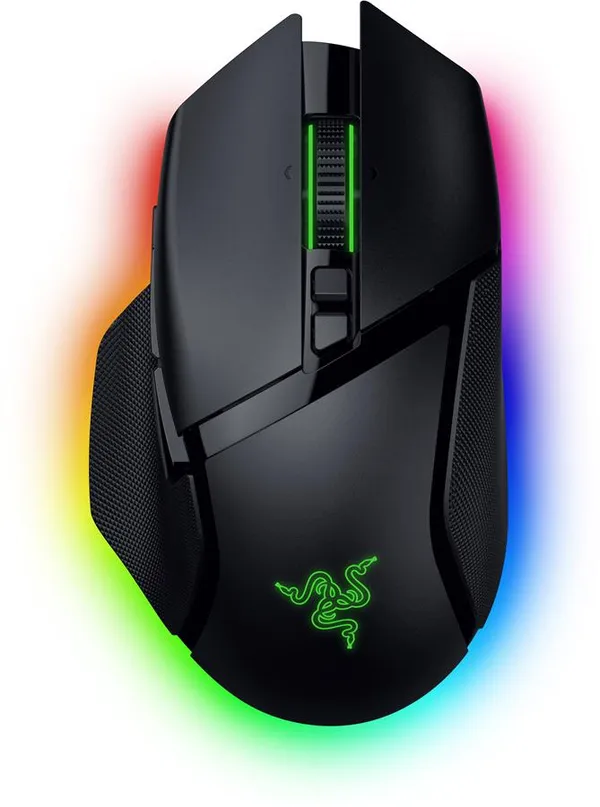 Мышь Razer Basilisk V3 Pro 35K, RGB, USB-A/WL/BT, чёрный