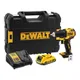 Дрель-шуруповерт DeWalt бесщеточная XR Li-Ion 18В акб 1х2А·час 65Нм 450-1650об·мин патрон 13мм ЗП кейс 1.1кг