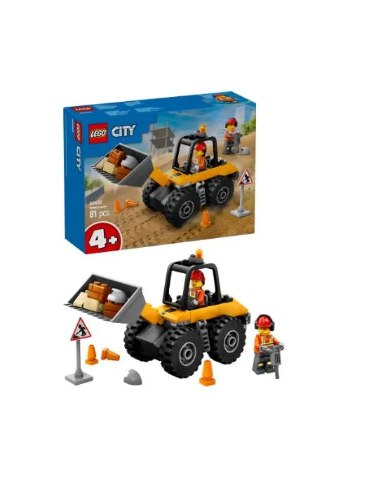 Конструктор LEGO City Жолтый строительный автопогрузчик