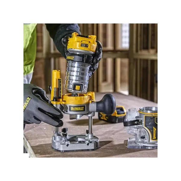 Фрезер аккумуляторный DeWalt 18В XR Li-lon бесщеточный цанга 6 и 8мм 16000-25500об/мин 2.4кг без АКБ и ЗП купить в Украине