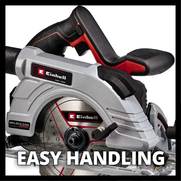 Пила дискова акумуляторна Einhell TE-CS 18/190LI BL PXC 18В 190х20 мм 3.23кг без АКБ та ЗП купити в Україні