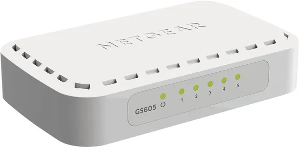 Коммутатор NETGEAR GS605 5xGE, Неуправляемый