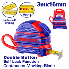 Рулетка EMTOP EMTP2316M 3 м фото