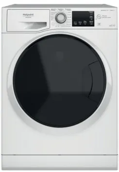 Стирально-сушильная машина Hotpoint фронтальная, 10.5(7)кг, 1600, A, 60см, дисплей, пар, инвертор, люк черный, белый фото