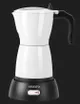 Кофеварка ARDESTO электрическая гейзерная 0.3л, молотый, белый