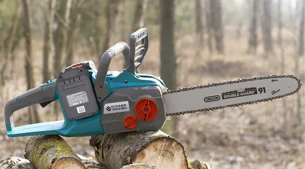 Пила ланцюгова акумуляторна Konner&Sohnen KS CS40V-14 40В(20+20В) акб 2х4А·год 35см 3.7кг купити онлайн