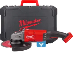 Шліфмашина кутова акумуляторна MILWAUKEE, M18 ONEFLAG230XPDB-0C, діаметр 230мм (кейс) фото