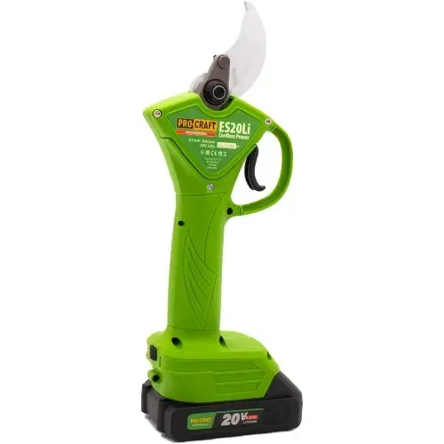 Аккумуляторный секатор бесщеточный 2 АКБ Procraft ES-20Li аккумуляторные ножницы в кейсе купить в Украине