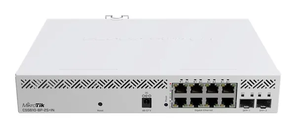 Коммутатор MikroTik Cloud Smart Switch CSS610-8P-2S+IN