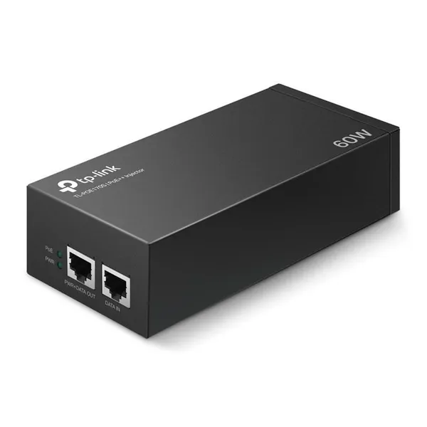 PoE-Инжектор TP-LINK POE170S 1xGE, 1xGE PoE, 60Вт