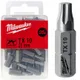 Біта SHOCKWAVE MILWAUKEE, TX10, 25мм, (25шт)