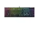 Клавиатура механическая Razer BlackWidow V4 X, 110key, Yellow Switch, USB-A, EN/RU, RGB, чёрный