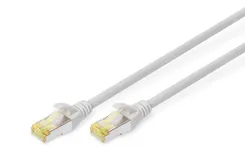 Патч-корд DIGITUS CAT 6a S-FTP, 0,25м, AWG 26/7, Cu, LSZH, серый фото