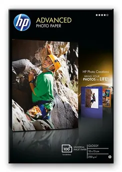 Папір HP 10x15cm Advanced Glossy Photo Paper, 100арк. фото