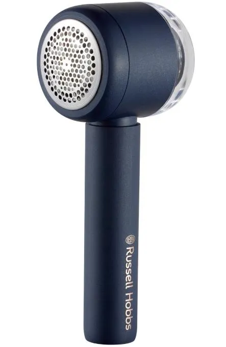 Машинка для видалення катишків Russell Hobbs, велика площа лез. 90 хв. роботи на одному заряді, USB, синий