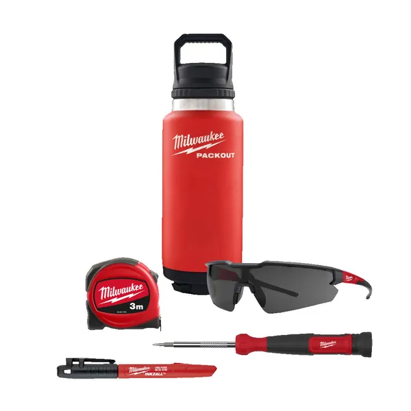 Набір з термопляшки та ручного інструмента PACKOUT MILWAUKEE (5од.)