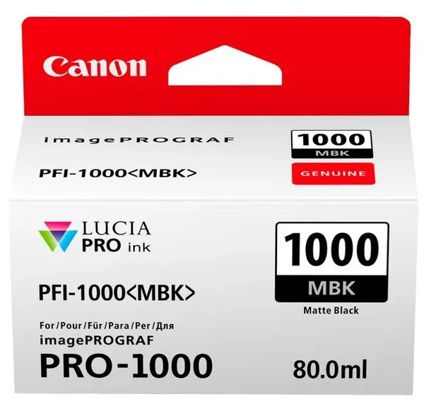 Чернильница Canon PFI-1000MBk (Matte black)