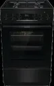 Плита Gorenje комби, 62л, 50x60см, дисплей, IconLed,эмалированные, черный