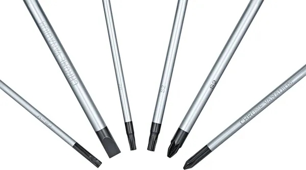 Отвертка Bosch набор 6шт, SL 3.5, 6.5 мм, Т15х75мм, Т20х100мм, PH1x100мм, PZ2x125 мм цена в Украине