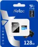 Карта пам'яті Netac microSD 128GB C10 UHS-I R80MB/s + SD