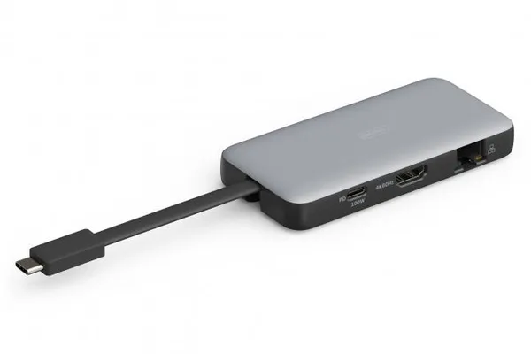 Док-станція DIGITUS USB-C > HDMI/2xUSB-A/USB-C/SD/MicroSD/RJ54, Travel