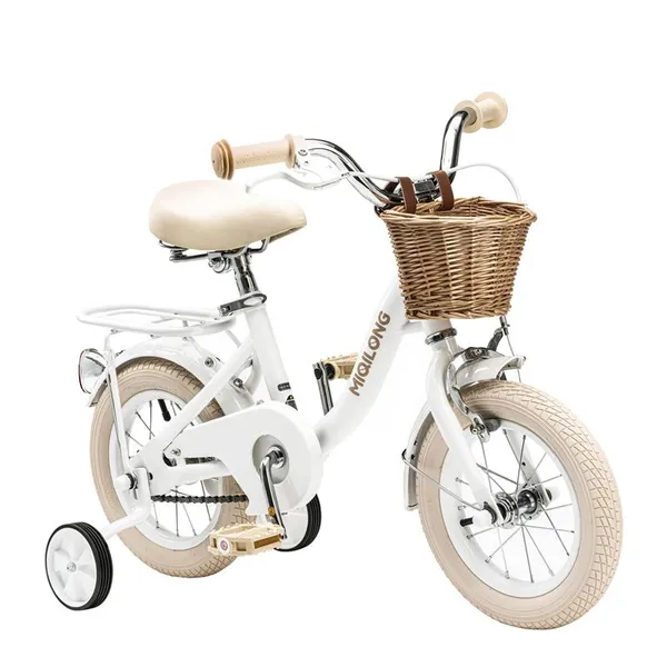 Детский велосипед Miqilong LS 12" белый