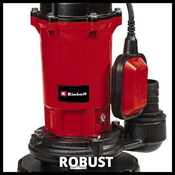 Насос дренажний Einhell GE-DP 900 Cut, 900Вт, 16000 л·год, вис. под. 11.5м, занурення 7м, 12.8кг купити в Україні