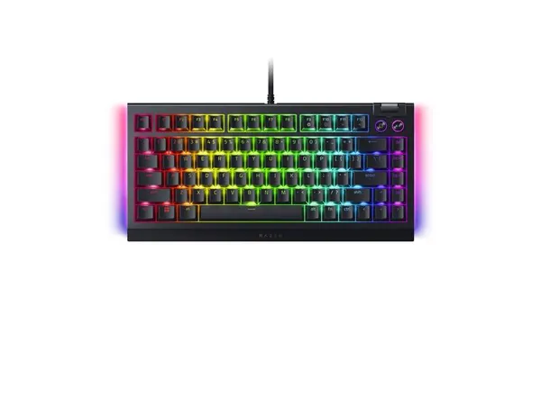 Клавіатура Razer BlackWidow V4 75% RGB 83key Mechanical Tactile Switch GEN-3, USB-A, EN, чорний