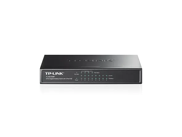 Коммутатор TP-LINK TL-SG1008P 8xGE (8xPoE), 65.2Вт, Неуправляемый