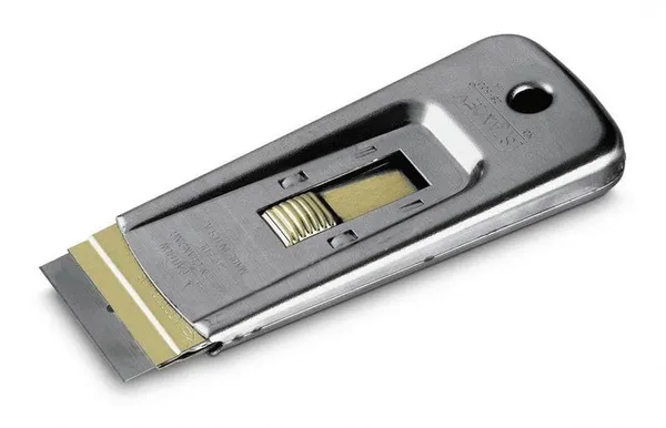 Скребок для стекол и керамической плитки Stanley, 40x95мм, 5 лезвий