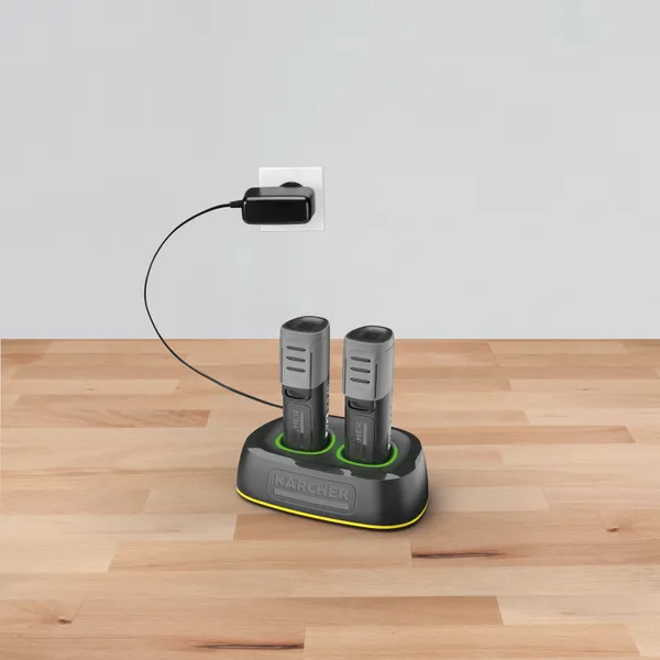 Быстрозарядное устройство Karcher Battery Power Duo 4В фото №3