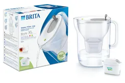 Фільтр-глечик Brita Style XL LED MXPro 3.6л (2.3л очищеної води) з фільтр-картриджем, сірий фото