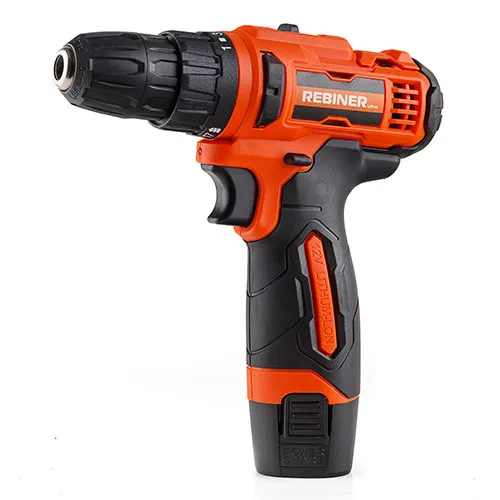 Шуруповерт аккумуляторный 1400 об/мин, 12 В Rebiner RAD-12LiH
