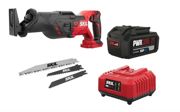 Пила сабельная аккумуляторная SKIL 3480 CB XP 20В 1х5А·час пропил 265мм ход 29мм 2.9кг