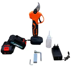 Секатор акумуляторний з цифровим дисплеєм Mirson MS0143 в кейсі (24 В, 2 А·год) фото