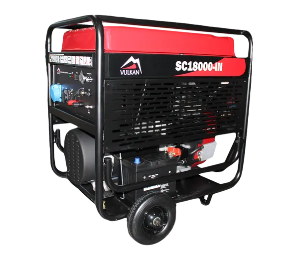 Генераторна установка SC18000-III 1ф 15 кВт, ел.старт, бак-60л, кнопка