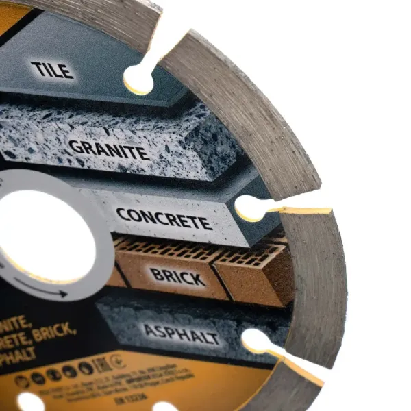 Сегментный алмазный диск 125×2.0×22.23 мм по керамограниту Procraft DS125 купить в Украине