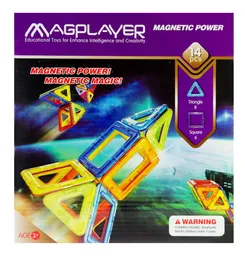 Конструктор Magplayer магнитный набор 14эл фото