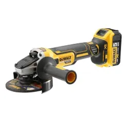 Шлифмашина угловая аккумуляторная DeWalt бесщеточная 18B XR Li-lon 125мм 2х5А·час 9000об·мин ЗП кейс 1.74кг фото