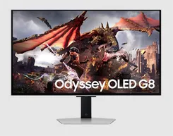 Монітор Samsung 32" Odyssey G80SD HDMI, DP, USB, Bluetooth, OLED, 3840x2160, 240Hz, 0.3ms, G-Sync Compatible фото