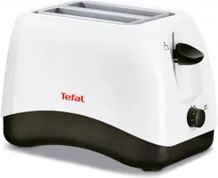 Тостер Tefal Delfini 850Вт, пластик, бело-черный фото