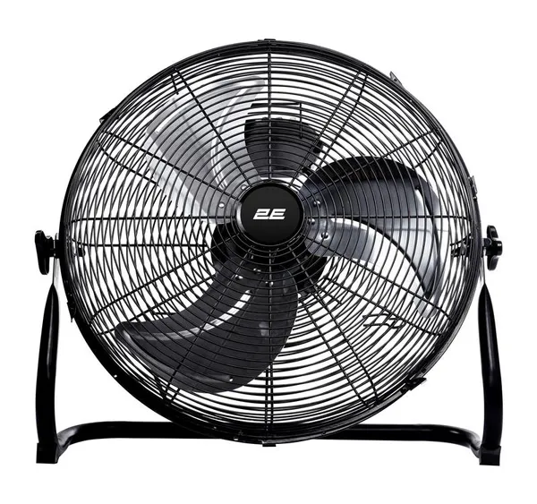 Вентилятор напольный 2E PowerWind 30A профессиональный, 30см, 60Вт, кнопки, двигатель алюминий 100%, чёрный