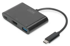 Хаб DIGITUS USB-C > HDMI/USB-A/USB-C фото