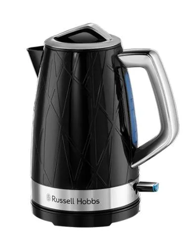 Электрочайник Russell Hobbs Structure 1.7л, пластик, черно-серебристый