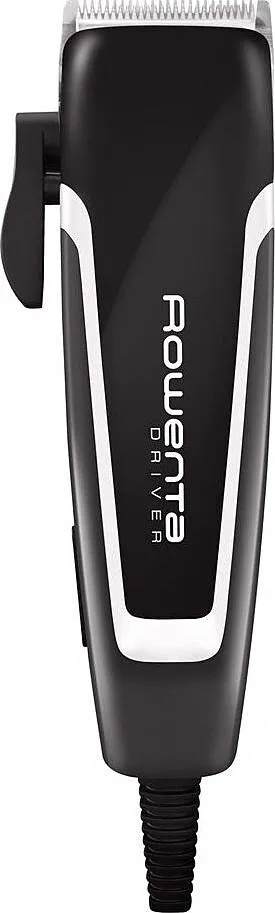 Машинка для стрижки Rowenta Driver, от сети, роторный мотор, насадок-4, титан.напыл., черный заказать