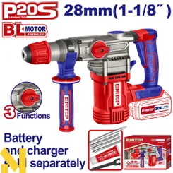 Перфоратор аккумуляторный EMTOP ELRH20288 (без АКБ и ЗУ) фото