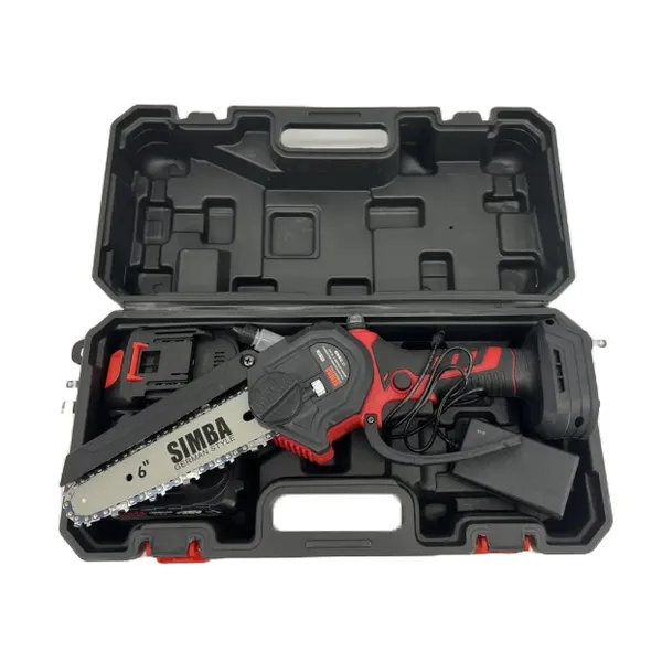 Аккумуляторная цепная мини пила шина 6" Simba SA-003