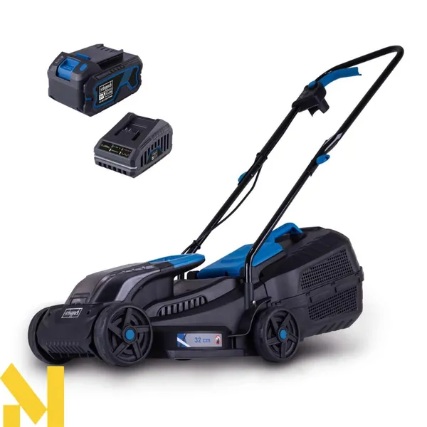 Газонокосарка акумуляторна Scheppach BC-MP320-X Set L (АКБ+ЗП)