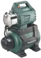 Насосная станция Metabo HWW 4500/25 Inox, 1300 Вт, 4.5 куба/час, высота подачи 48м, всасывание до 8 м, ресивер 24л, 17.1 кг